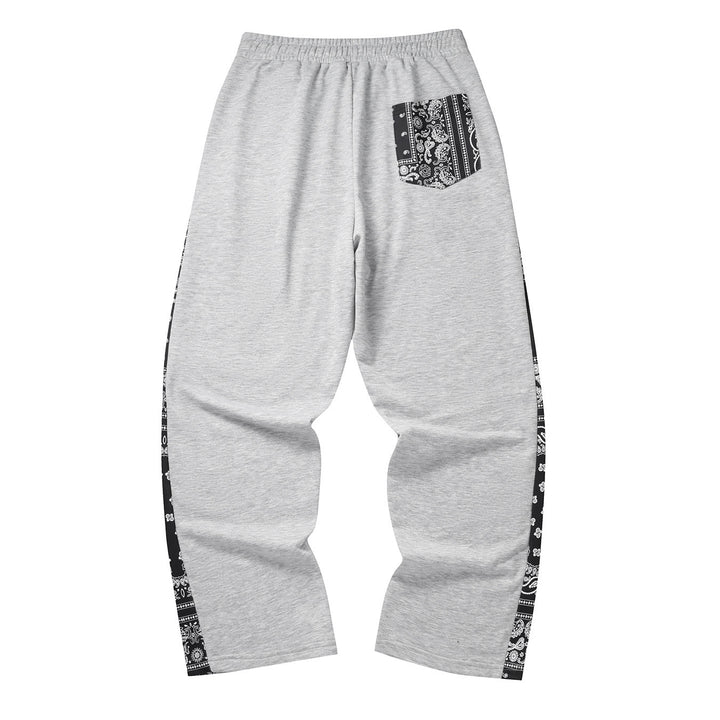 Ladies Casual Leisure Pants with Modern Graphic Inserts Mune Fashion