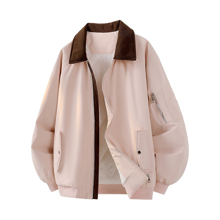 Men's Oversized Bomber Jacket with Quilted Thermal Inner Filling, Checked Inner Collar & Arm Pocket Mune Fashion