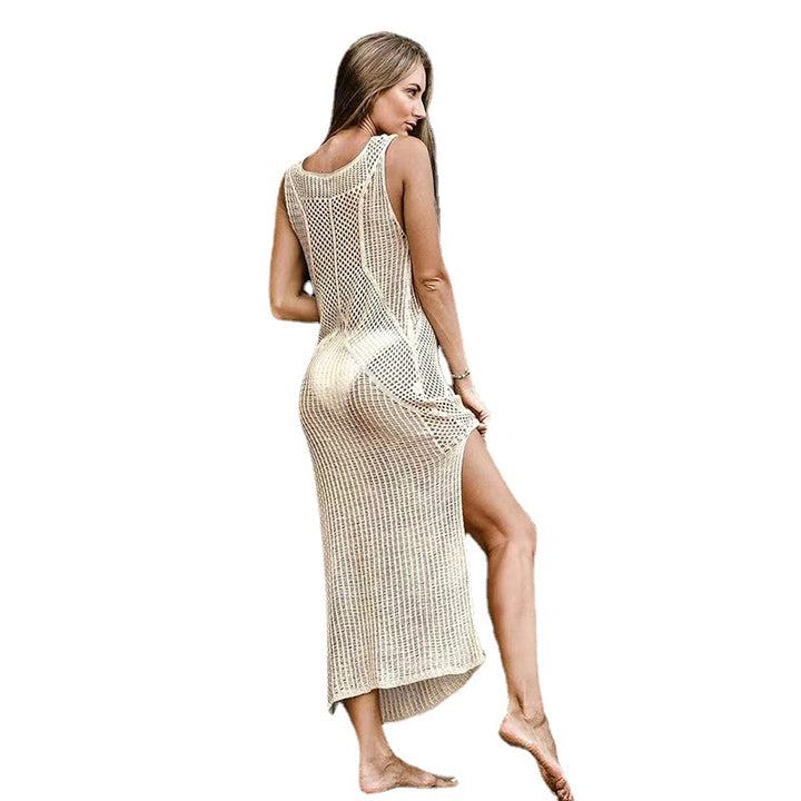 Women crocheted maxi dress with refined cut Mune Fashion