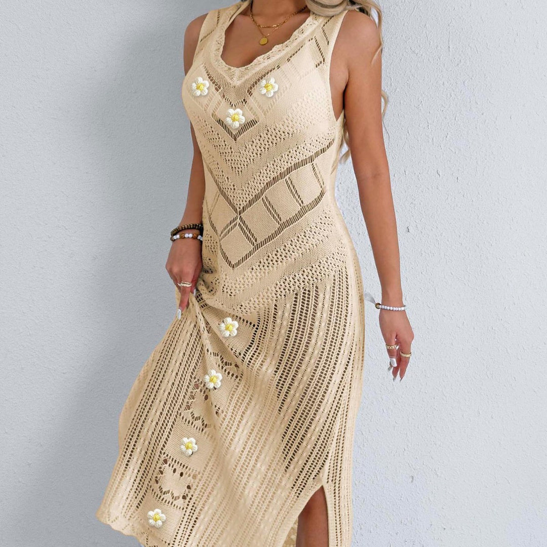 Women’s crochet dress with floral design Mune Fashion
