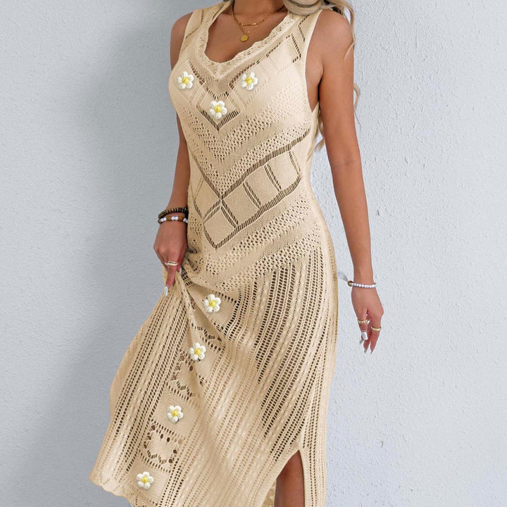 Women’s crochet dress with floral design Mune Fashion