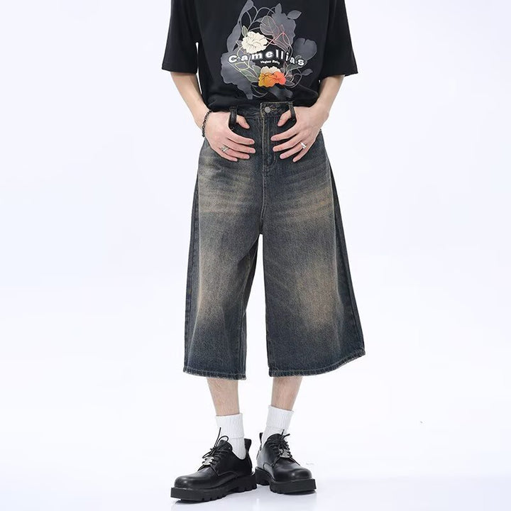Unisex Fashion Wide Jeans Mune Fashion