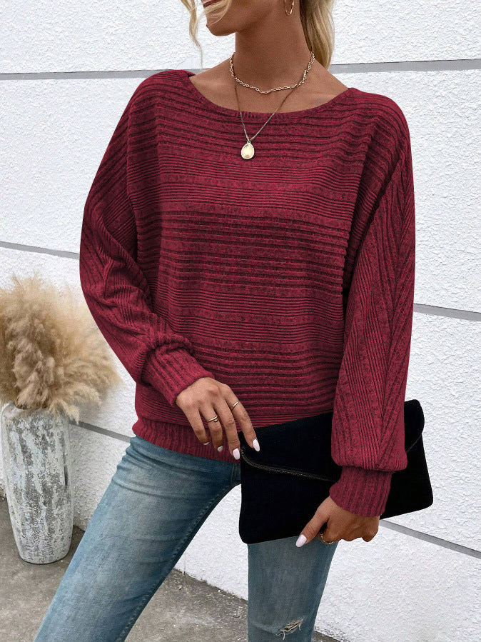 Women Comfortable Knit Sweater Mune Fashion