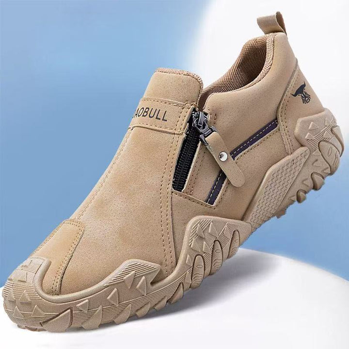 Men's Robust Outdoor Sneaker with Zipper and profiled Trail Profile Mune Fashion