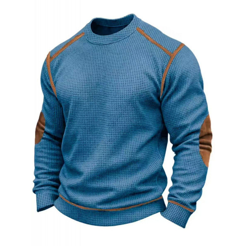 Men's Stylish Long Sleeve Sweater with Textured Design Mune Fashion