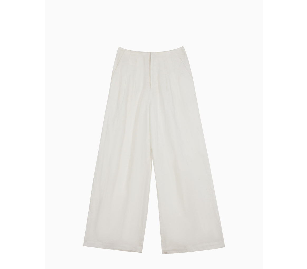Women Airy Wide Linen Pants Mune Fashion