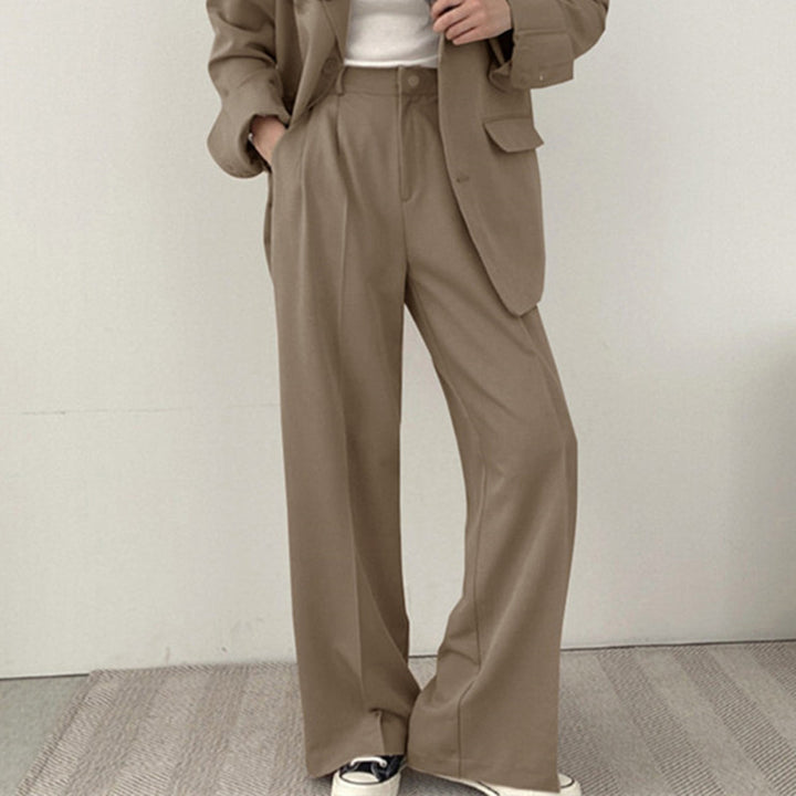 Women Elegant and stylish High-waisted Pants Mune Fashion