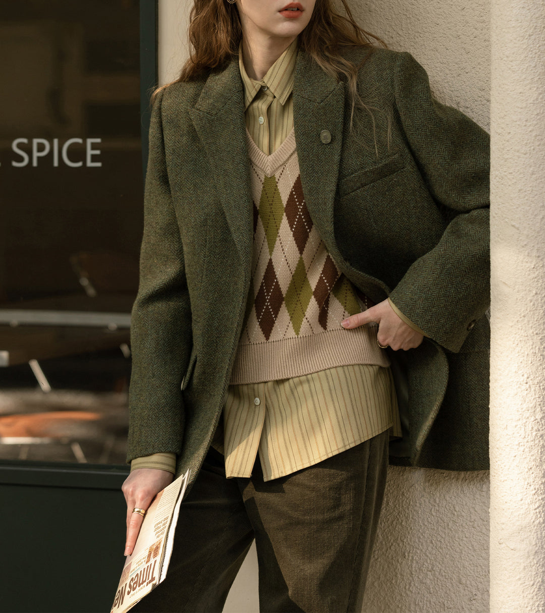 Women Elegant and Modern Wool Blazer Mune Fashion