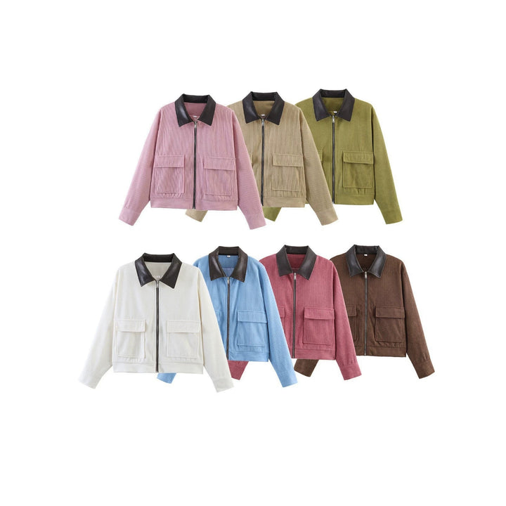 Ladies' Fashion Jacket with Two Patch Pockets