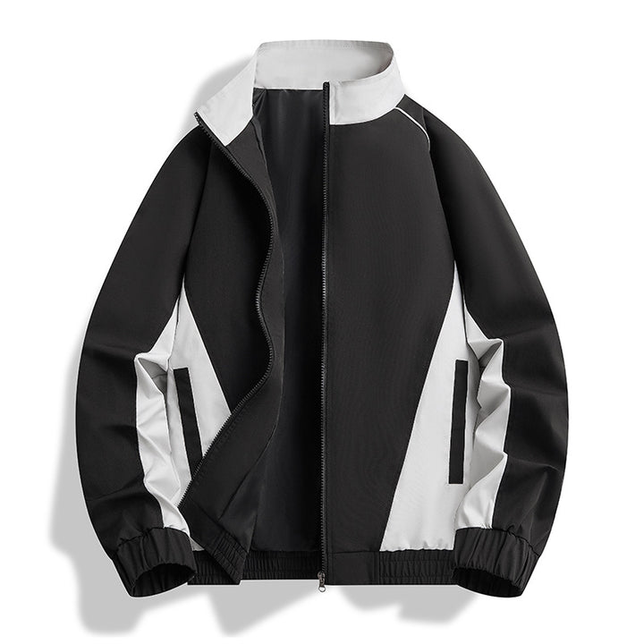 Men's sporty transitional jacket with high collar Mune Fashion