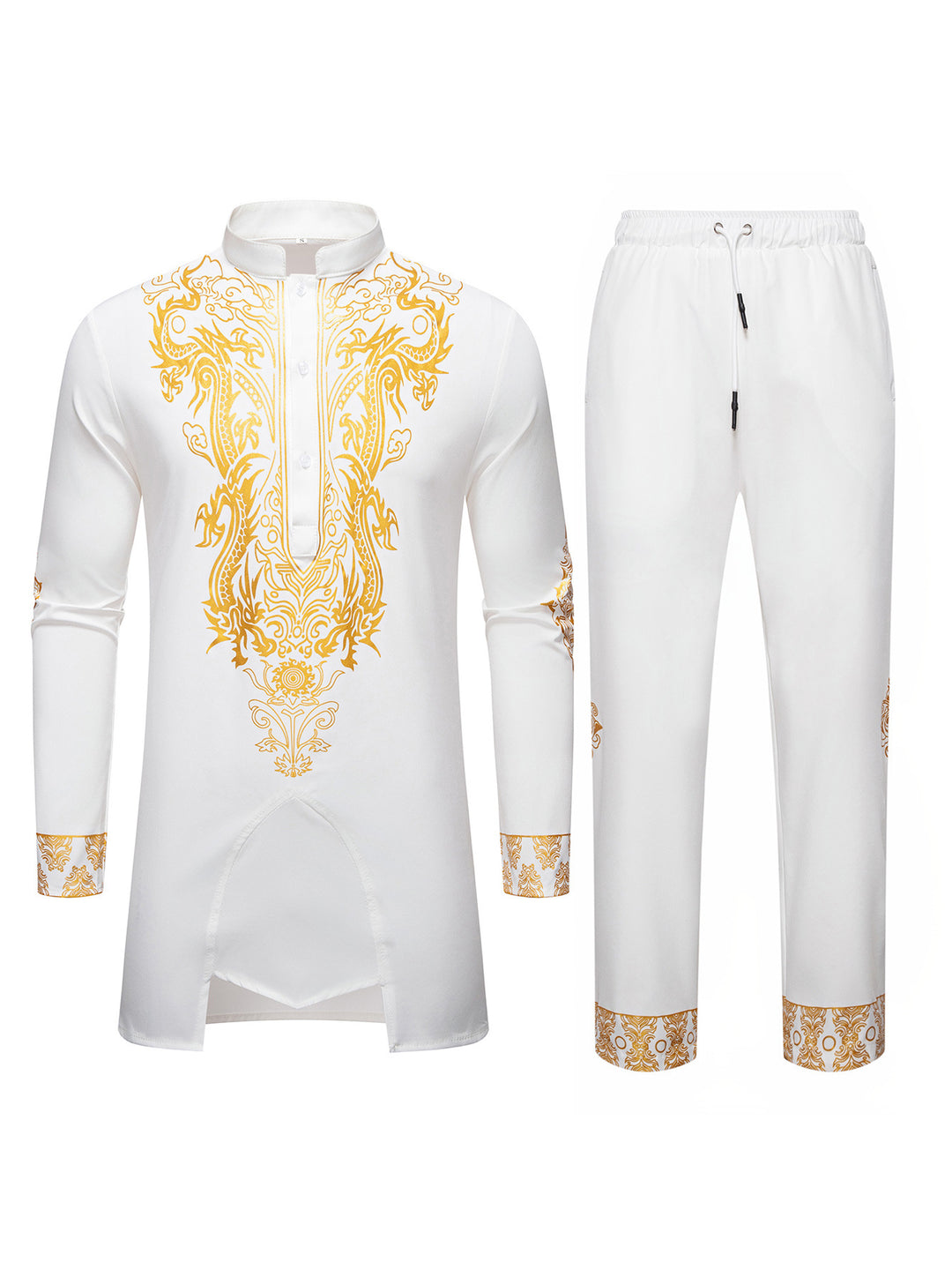 Men's Tunic and Leisure Trousers Set Mune Fashion