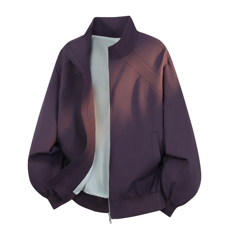 Women's blouson jacket in oversized cut with balloon sleeves, stand-up collar & elastic waistband Mune Fashion