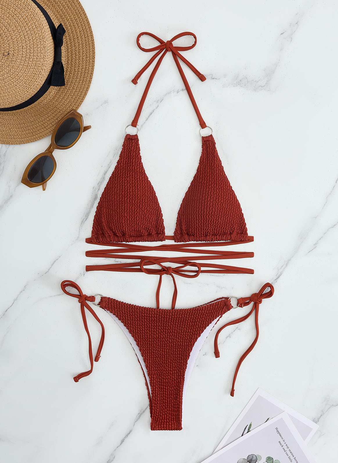Women's bikini set with playful butterfly design Mune Fashion