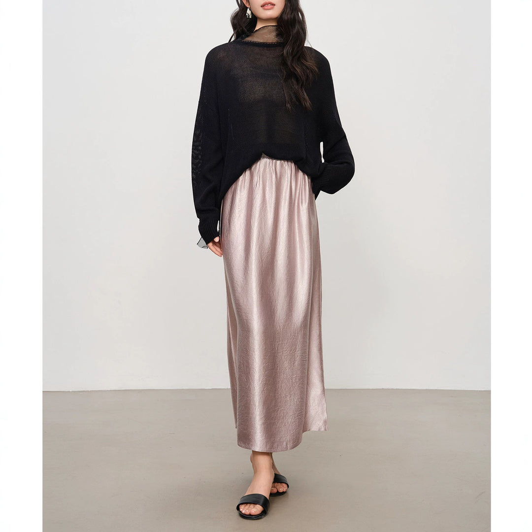 Women's Elegant Maxi Skirt made of high-quality Chiffon Mune Fashion