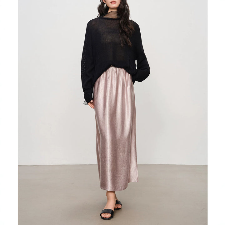 Women's Elegant Maxi Skirt made of high-quality Chiffon Mune Fashion