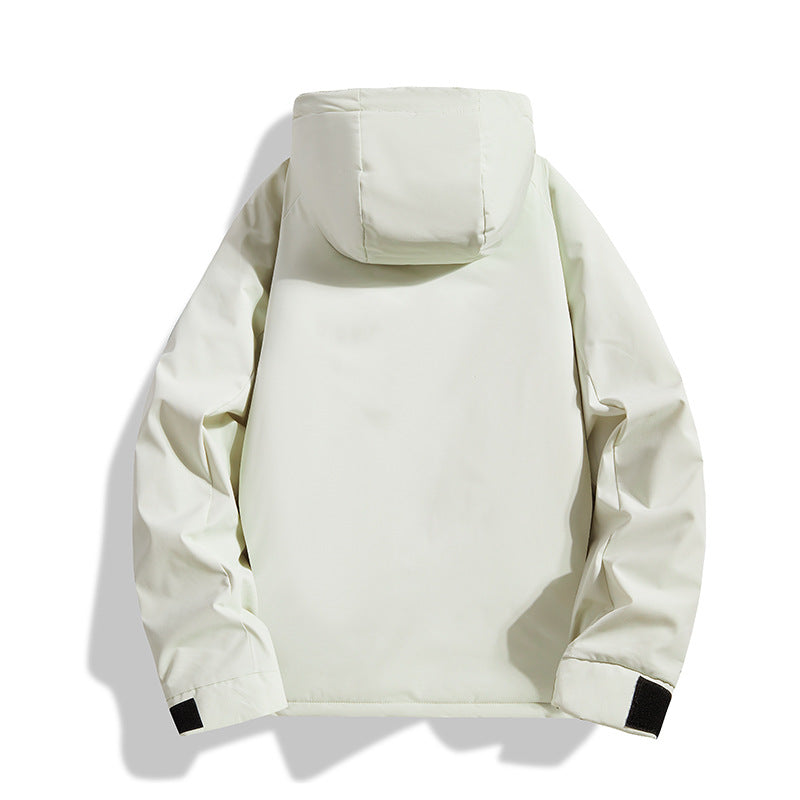 Men's insulated hooded field jacket with quilted thermal lining, windproof shell & utility pockets Mune Fashion