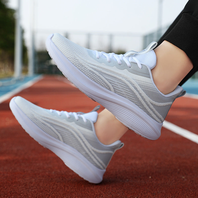 Women's knitted sports sneakers with ergonomic memory foam insole and profiled lightweight sole Mune Fashion