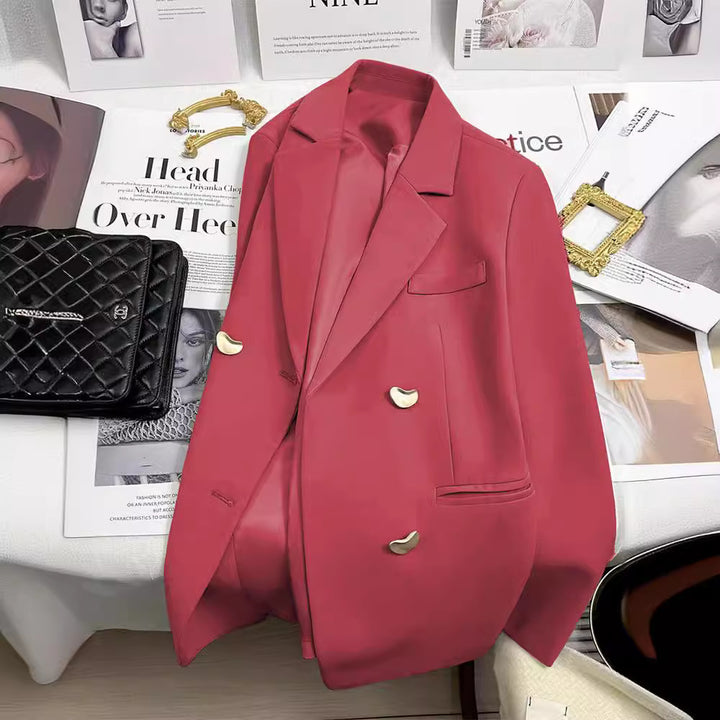 Women Double-Breasted Blazer Mune Fashion