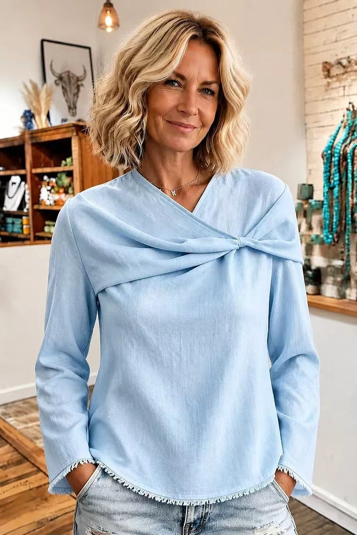 Ladies Elegant and Comfortable Blouse Mune Fashion