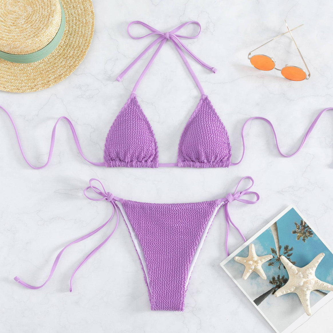 Women's triangle bikini with adjustable strap system Mune Fashion