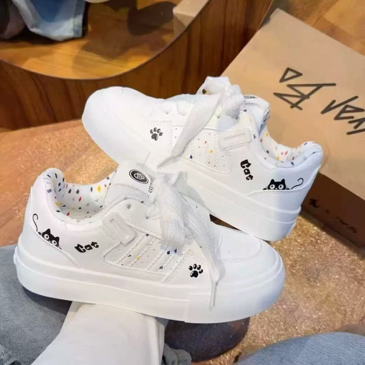 Women's Trendy Platform Sneakers with Fashionable Animal Designs Mune Fashion