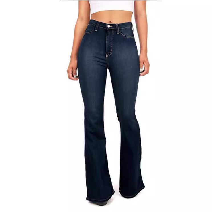 Women's nan jeans with high waist and slight flare Mune Fashion