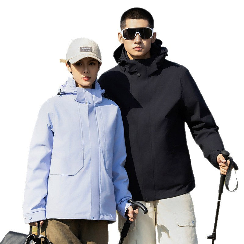 Men's Lightweight Waterproof Parka with Adjustable Hood and Concealed Zipper Mune Fashion