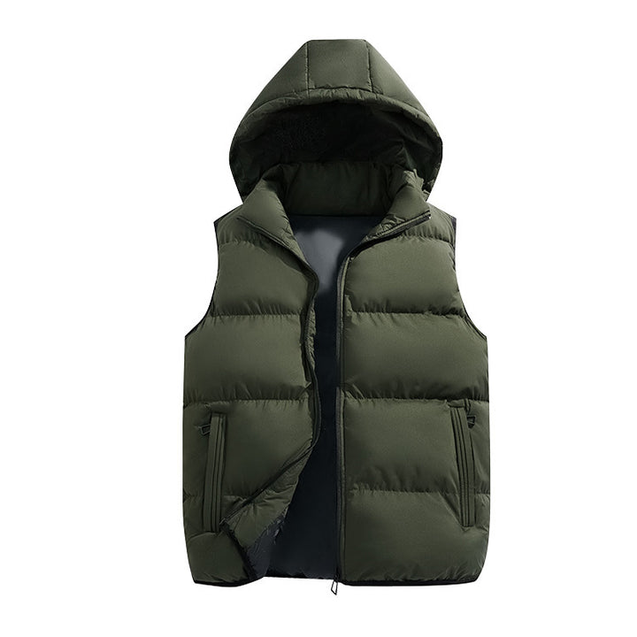 Women's Warm Padded Hooded Vest Mune Fashion
