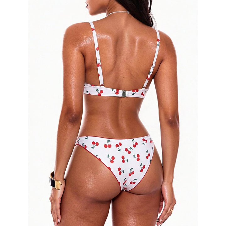 Women's Push-Up Bikini with cheerful cherry design Mune Fashion