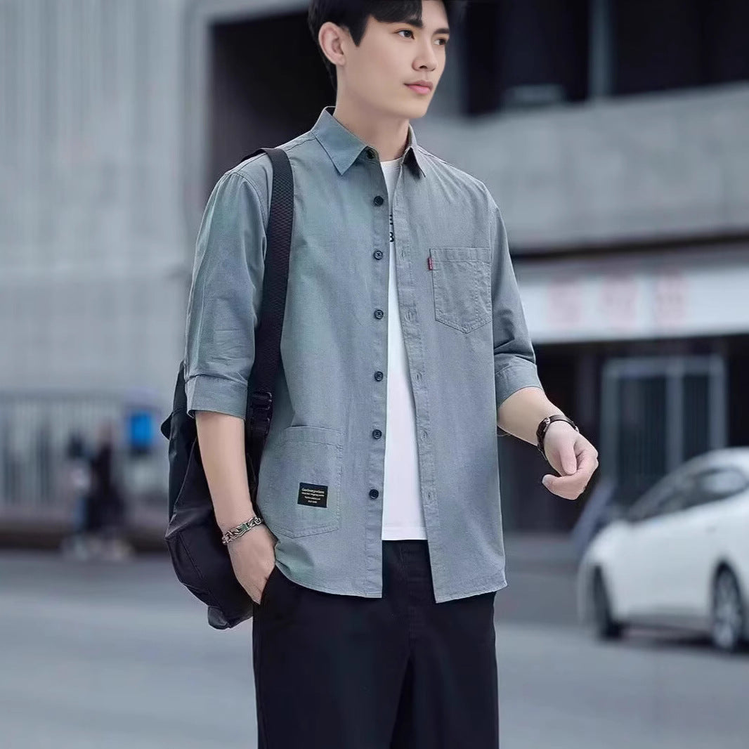 Men's Casual Long Sleeve Shirt Mune Fashion