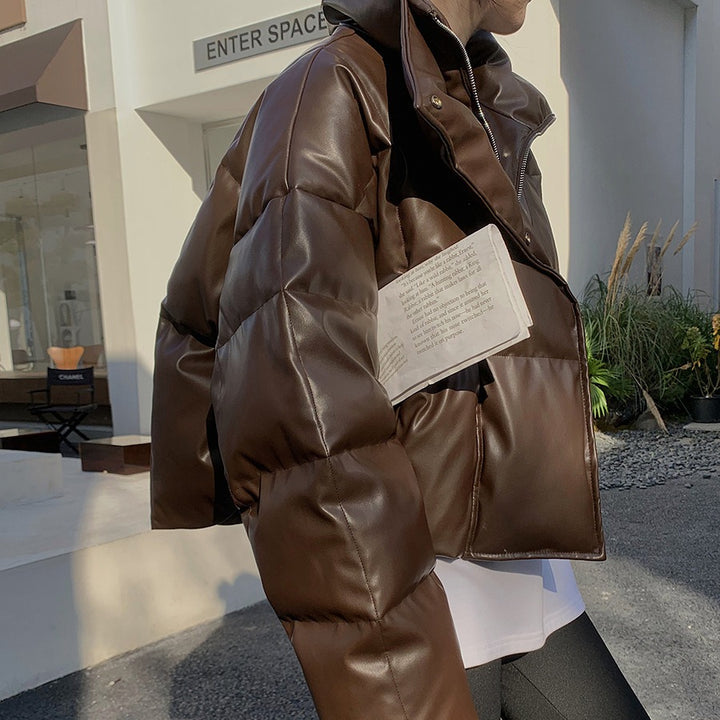 Women Stylish Cropped Down Jacket Mune Fashion
