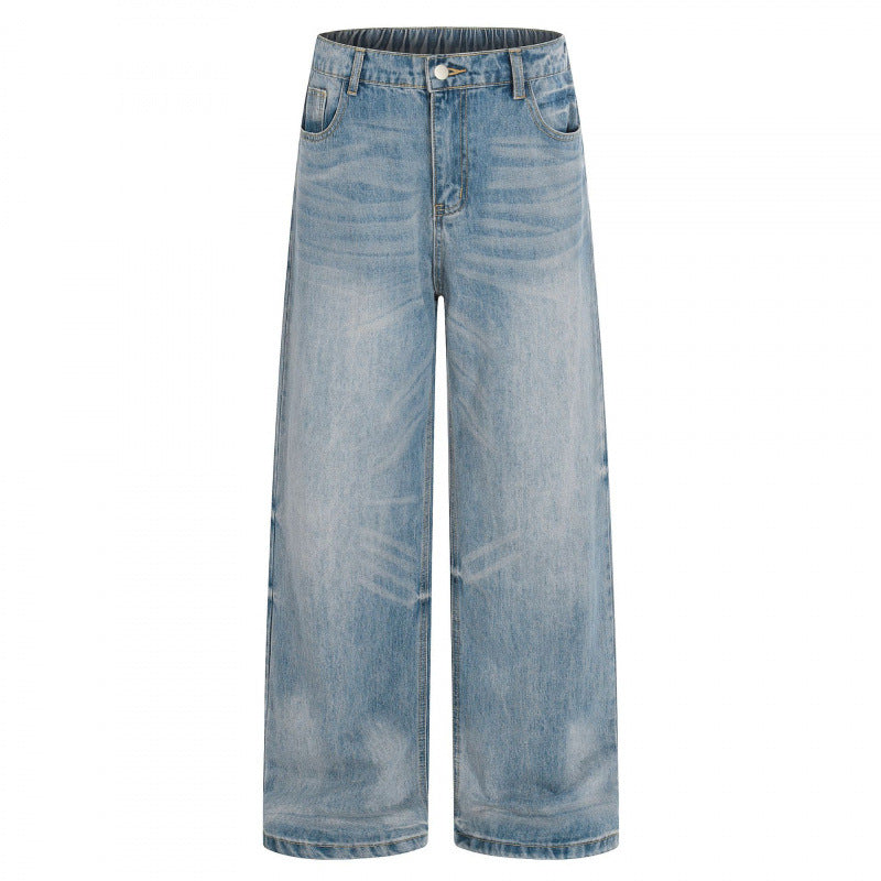 Women's Loose High-Waist Jeans made of lightweight Stonewashed Denim Mune Fashion