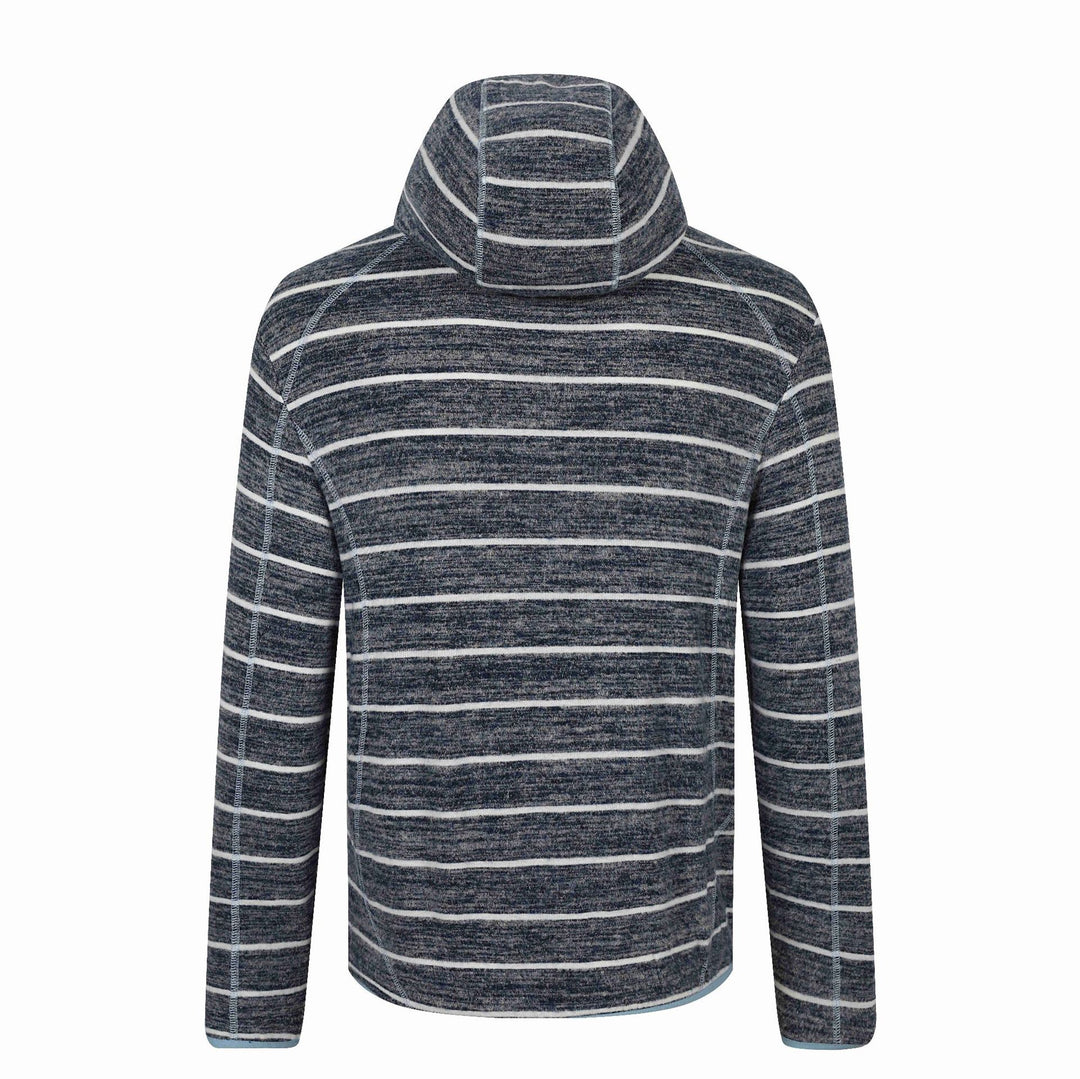 Unisex Striped Knit Half Collar Sweater with Raglan Sleeves Mune Fashion