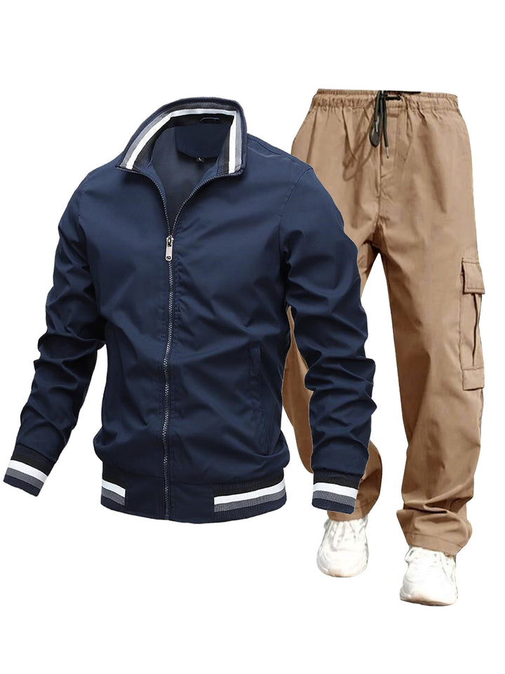 Men's Sports Jacket and Cargo Pants Mune Fashion