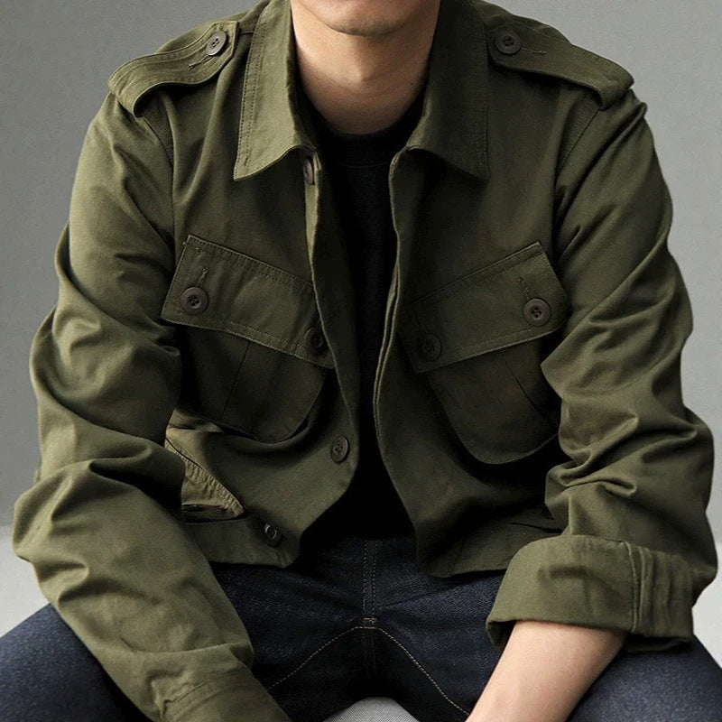 Men's utility jacket with large pockets