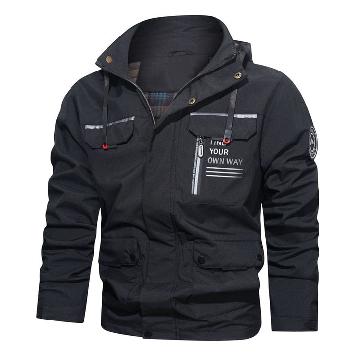 Men's Technical Outdoor Jacket with Practical Pockets Mune Fashion