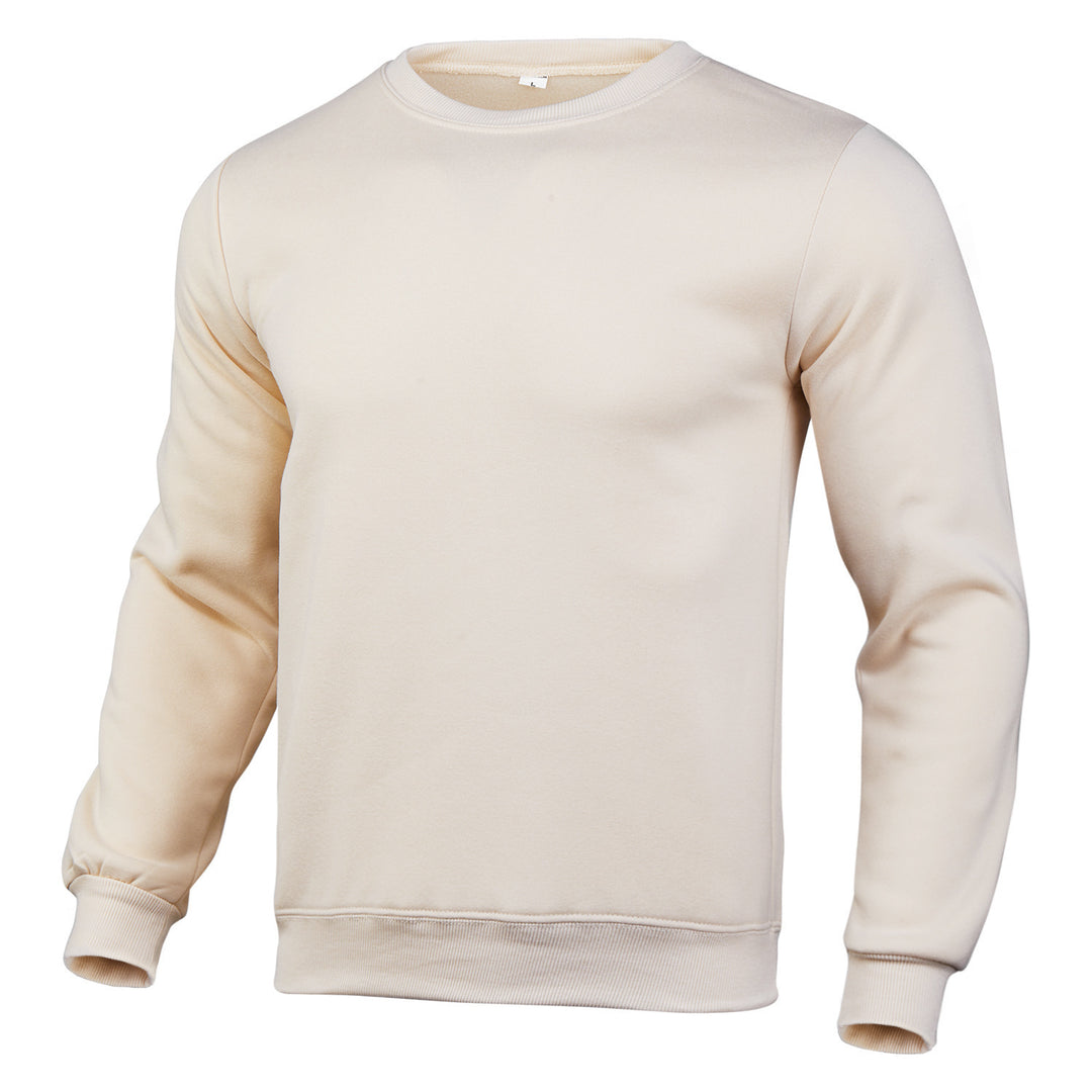 Men's nan classic round neck sweatshirt with soft fleece inner lining, ribbed hem, and reinforced seams Mune Fashion
