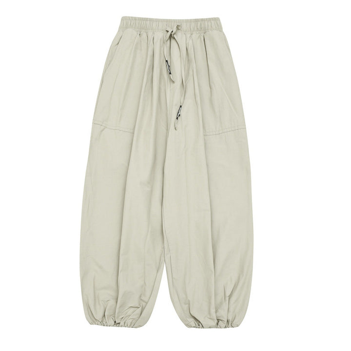Unisex balloon pants with drawstring, elastic cuffs and relaxed fit Mune Fashion