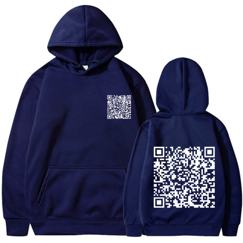 Women's Sporty Hoodie with QR Code Mune Fashion