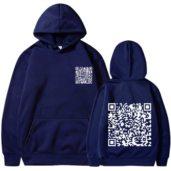 Women's Sporty Hoodie with QR Code Mune Fashion