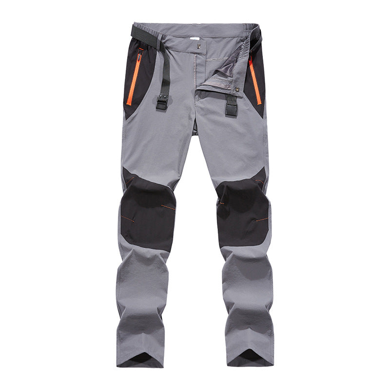 Men's elastic four-way stretch trekking pants with knee reinforcement, comfort waistband and water-repellent coating Mune Fashion