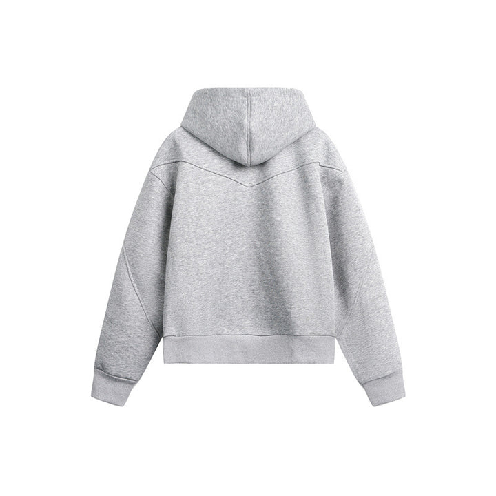 Unisex Oversize Hoodie Sweat Jacket with Two-Way Zipper Mune Fashion