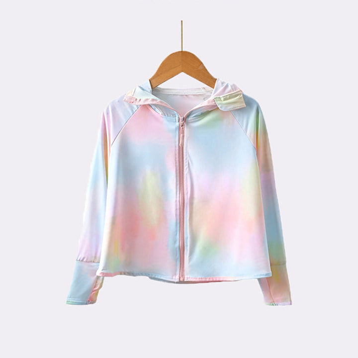 Girl's lightweight hoodie with cute animal motif Mune Fashion