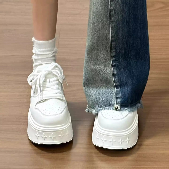 Women High-Top Platform Sneakers with fashionable design and comfortable cushioning Mune Fashion