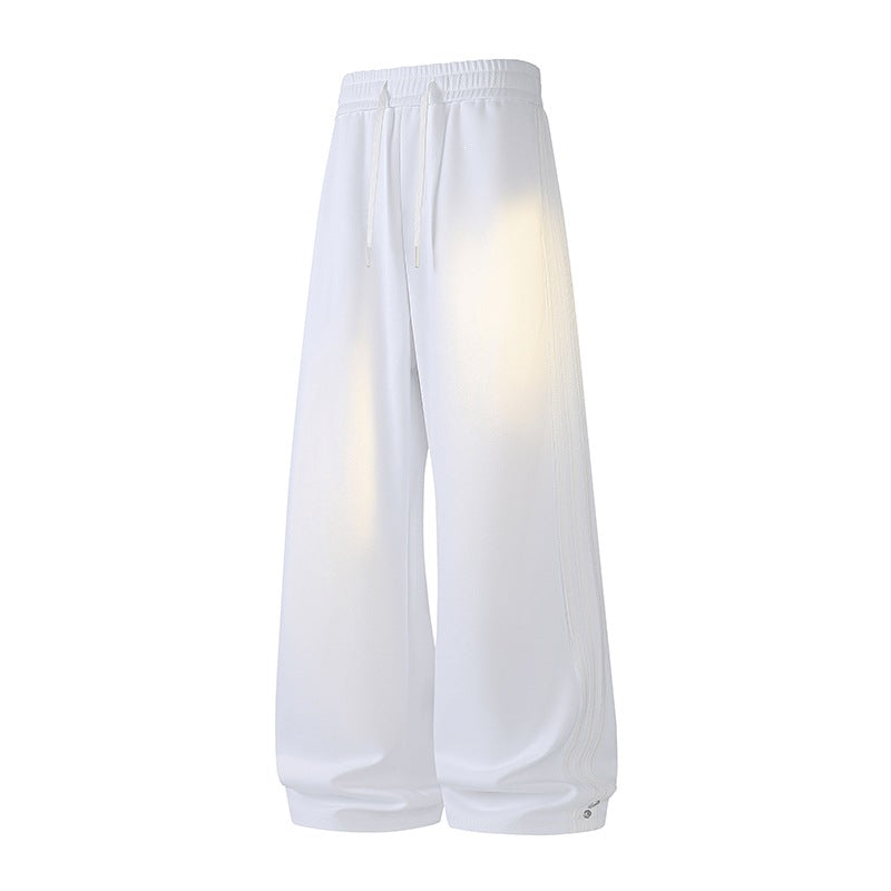 Women's Loose Sweatpants with Drawstring, Elastic Waistband & Adjustable Hem Mune Fashion