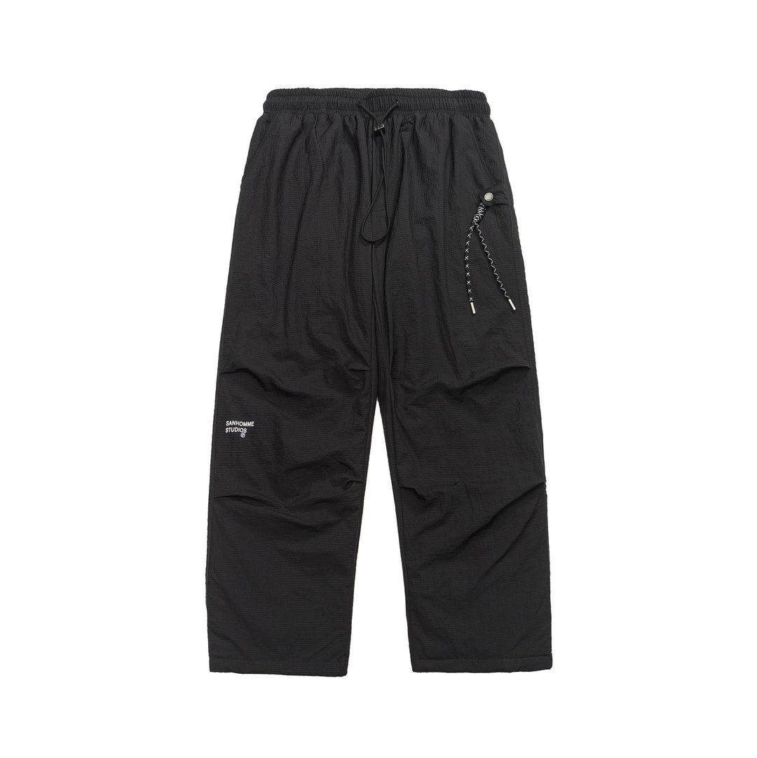 Men's Lightweight Ripstop Cargo Pants with Elastic Waistband and Utility Pocket Mune Fashion