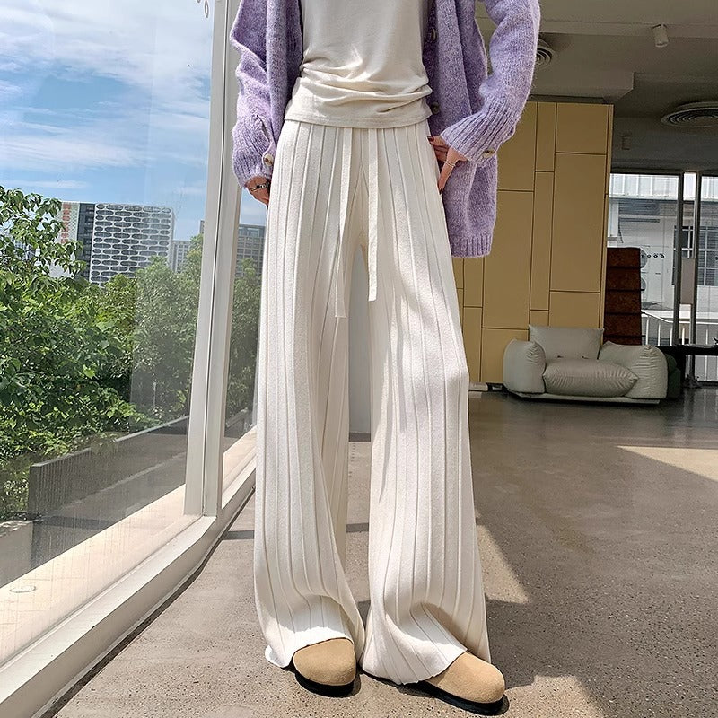 Women's High-Quality and Comfortable Pleated Trousers Mune Fashion