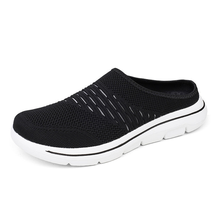 Women's breathable knitted slipper clog with orthopedic memory foam insole Mune Fashion