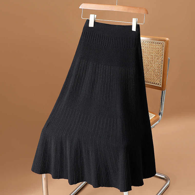 Ladies Elegant and Swinging Pleated Skirt Mune Fashion