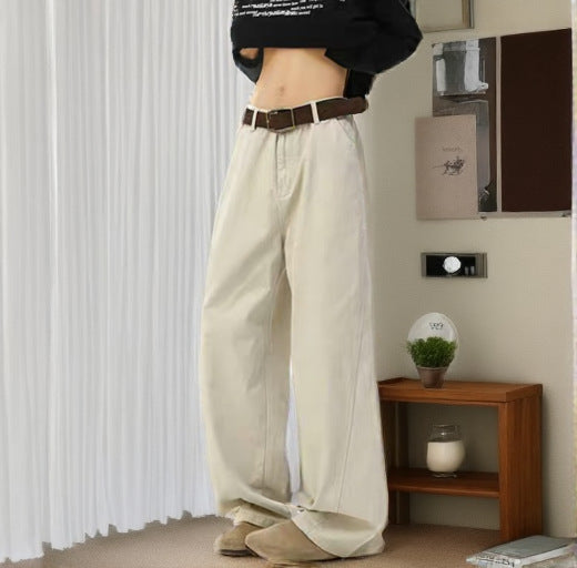 Ladies Wide-Cut Chino Pants Mune Fashion 1787982037